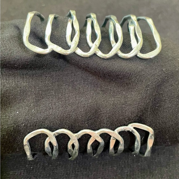 Silver cuff bracelet never worn adjustable - Picture 4 of 6